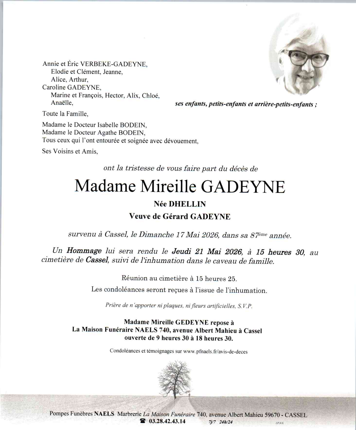 Avis de décès