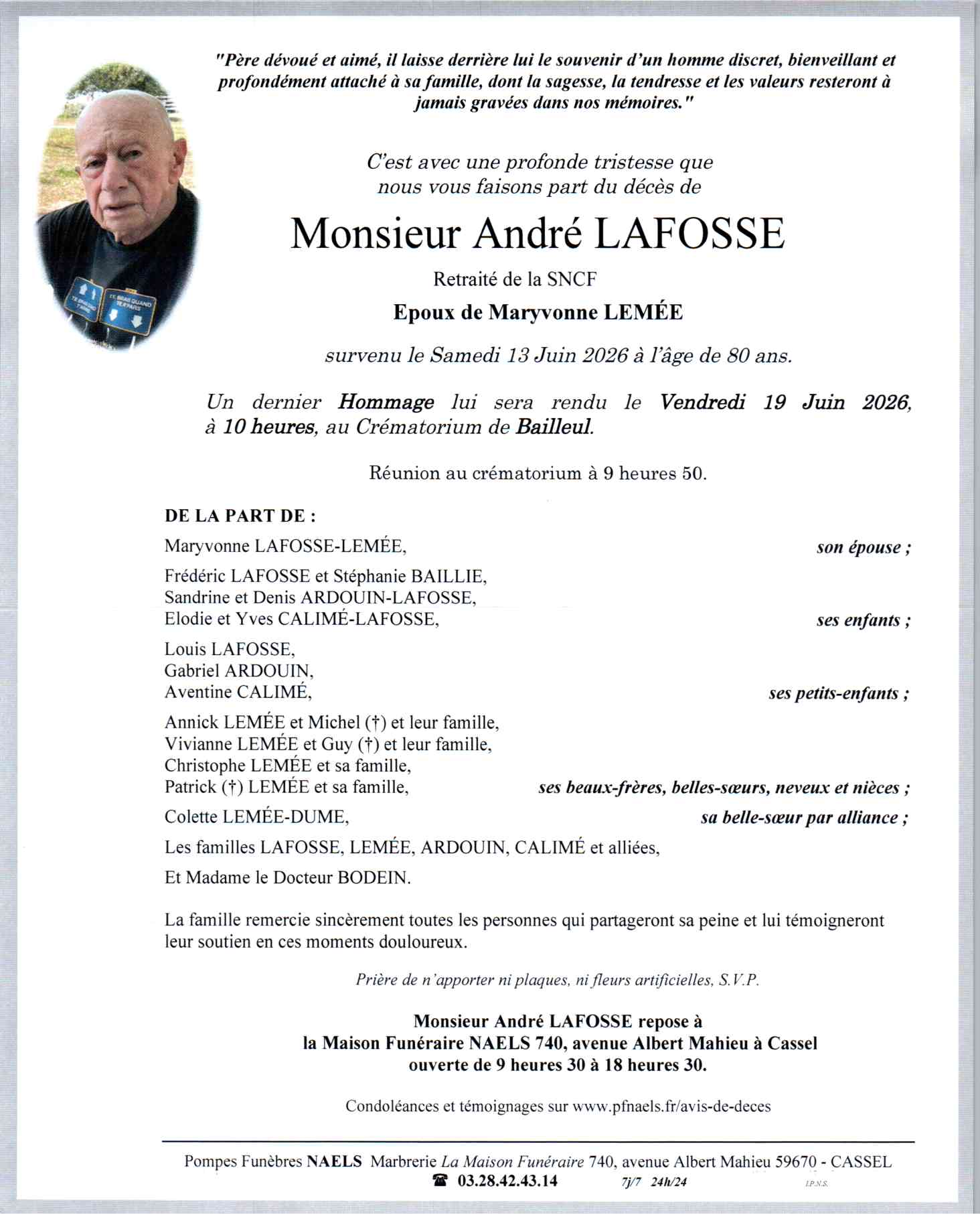 Avis de décès