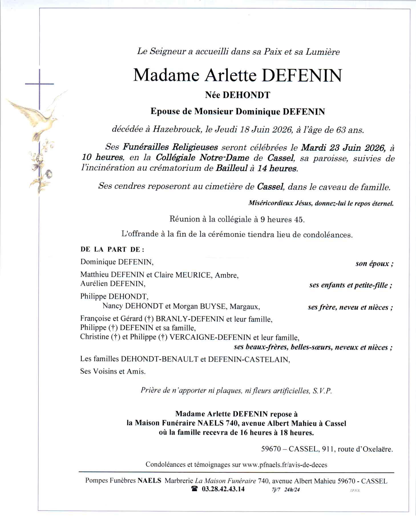 Avis de décès